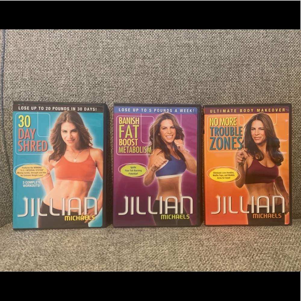 Jillian Michaels Workout DVD’s (3 DVD’s)
